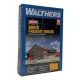 Brick Freight House -- Kit - 9-3/4 x 9-3/8 x 4-3/8′ 24.8 x 23.8 x 11.1cm, HO, Walthers Cornerstone 2954