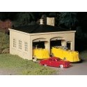 Plasticville U.S.A.(R) Classic Kits -- Fire House w/Pumper Truck, Ladder Truck & Fire Chief C, O, Bachmann Industries 45610