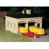 Plasticville U.S.A.(R) Classic Kits -- Fire House w/Pumper Truck, Ladder Truck & Fire Chief C, O, Bachmann Industries 45610