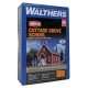 Cottage Grove School -- Kit - 7 x 3-1/2 x 5-1/2′ 17.5 x 8.7 x 14cm, HO, Walthers Cornerstone 3656