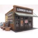Lennox Glass -- Cast-Hydrocal & Laser-Cut Kit - 2 x 2-1/2′ 5.1 x 8.9cm, N, Downtown Deco 2028