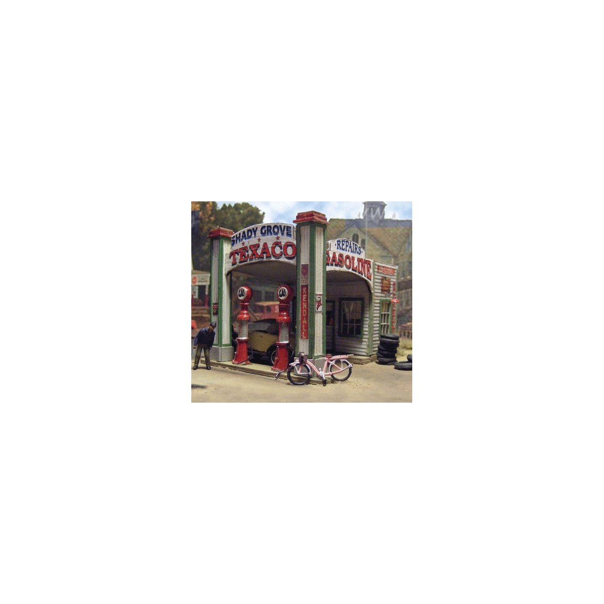 Gas Station at Shady Grove -- Kit, HO, Bar Mills LLC 552