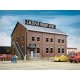 Brick Freight Office -- Kit - 8-13/16 x 9 x 6-1/8′ 22.4 x 22.9 15.6cm, HO, Walthers Cornerstone 2953