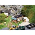 Mobile Home -- Kit - 4-5/16 x 2-1/8 x 1-1/2′ 11 x 5.4 x 3.9cm, HO, Faller Gmbh 130657