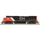 GE Dash 8-40C - Front & Rear Ditch Lights - LokSound & DCC - Master(R) -- Canadian National 2028 (red, black, white, Website Log
