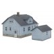 American Bungalow -- Kit - 3-7/16 x 2 x 2′ 8.7 x 5.1 x 5.1cm, N, Walthers Cornerstone 3889