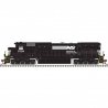 GE Dash 8-40C - Front & Rear Ditch Lights - LokSound & DCC - Master(R) -- Norfolk Southern 8705 (black, white), N, Atlas Model R