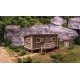 Joe`s Cabin w/Outhouse -- Kit - Cabin: 4-1/4 x 2-5/16` 10.8 x 5.9cm Outhouse: 5/8 x 5/8` 1.6 x 1., HO, Blair Line 2000