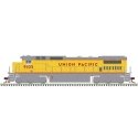 GE Dash 8-40C - Front Ditch Lights - LokSound & DCC - Master(R) -- Union Pacific 9129 (Armour Yellow, gray, red), N, Atlas Model