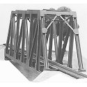 Truss Bridge -- Kit - Scale 120′ 36.6m, HO, Plastruct Inc 1002