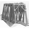 Truss Bridge -- Kit - Scale 120′ 36.6m, HO, Plastruct Inc 1002