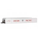 Girder Bridge - E-Z Track(R) - Assembled -- Union Pacific (silver, red) - 10-1/2′ 26.7cm Lon, HO, Bachmann Industries 44602
