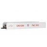 Girder Bridge - E-Z Track(R) - Assembled -- Union Pacific (silver, red) - 10-1/2′ 26.7cm Lon, HO, Bachmann Industries 44602