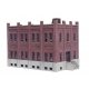 Brick Office Building -- Kit - 7-11/16 x 5-1/4 x 5′ 19.5 x 13.3 x 12.7cm, HO, Walthers Cornerstone 4050