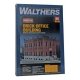 Brick Office Building -- Kit - 7-11/16 x 5-1/4 x 5′ 19.5 x 13.3 x 12.7cm, HO, Walthers Cornerstone 4050