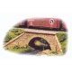Single-Track Stone Arch Bridge -- Kit - 11-1/2 x 7-1/2 x 3′ 29.2 x 19.1 x 7.6cm, HO, Monroe Models 2001