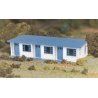Plasticville U.S.A.(R) Classic Kits -- Motel (White, blue), O, Bachmann Industries 45616