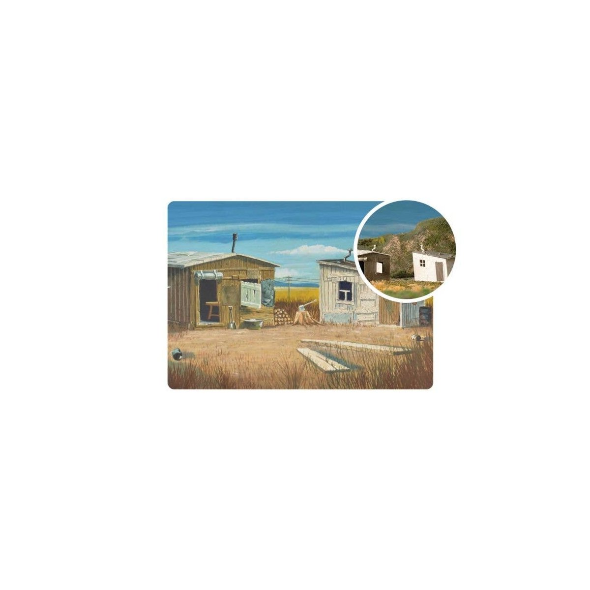 Plasticville U.S.A.(R) -- Hobo Shacks Kit (75th Anniversary Packaging), O, Bachmann Industries 45631