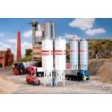 Industrial Silos pkg(2) - Kit -- 2-5/8 x 1-5/8 x 5-1/8′ 6.6 x 4.2 x 13cm, HO, Faller Gmbh 130476