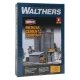Medusa Cement Company -- Kit - 5-3/8 x 4-1/2 x 8-1/4′ 13.6 x 11.4 x 21.0cm, N, Walthers Cornerstone 3218