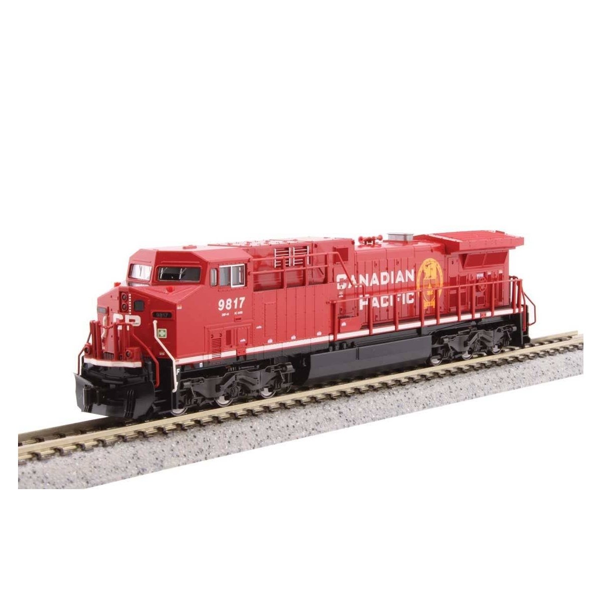 GE AC4400CW - Standard DC -- Canadian Pacific 9817 (red, white, Golden Beaver Logo), N, Kato USA Inc 1767218
