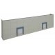 Modern Concrete Warehouse Background Building -- Kit - Each: 16-5/8 x 1-3/4 x 4-1/2′ 42.2 x, HO, Walthers Cornerstone 4071