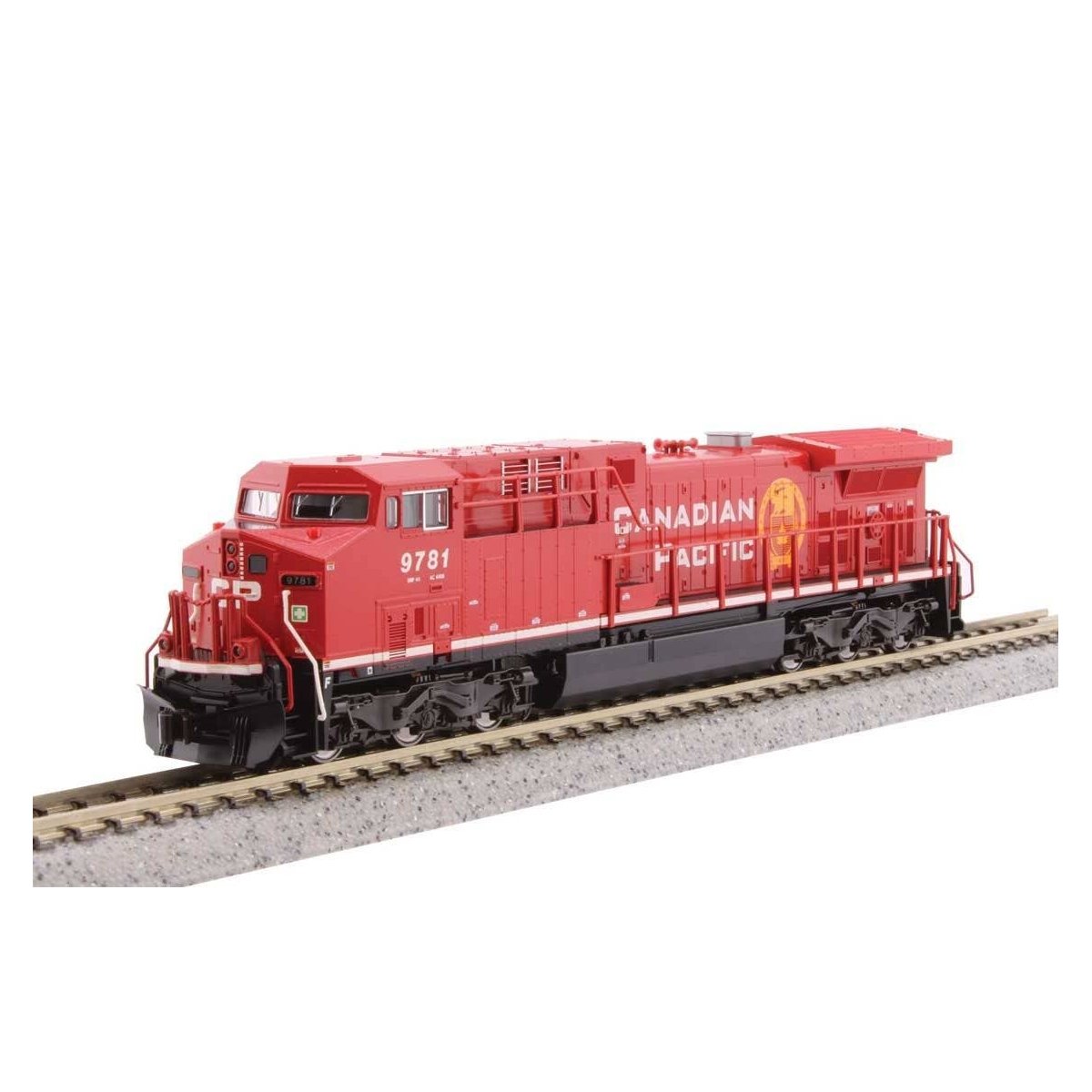 GE AC4400CW - DCC -- Canadian Pacific 9781 (red, white, Golden Beaver Logo), N, Kato USA Inc 1767217DCC