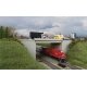 Modern Concrete Highway Overpass -- Kit - 12-15/16 x 4-3/4′ 32.9 x 12cm, HO, Walthers Cornerstone 4566
