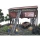 Gravel & Coal Company - Trackside Series -- Laser-Cut Wood Kit - 3-1/2 x 2-1/2′ 8.9 x 6.4c, N, The N Scale Architect 10030