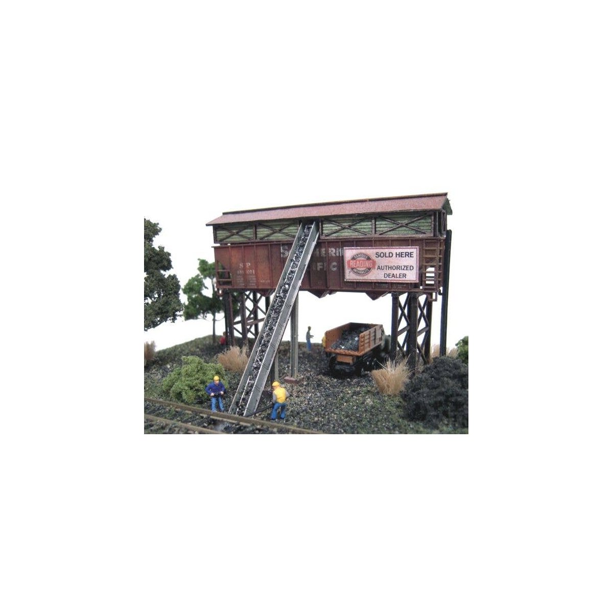 Gravel & Coal Company - Trackside Series -- Laser-Cut Wood Kit - 3-1/2 x 2-1/2′ 8.9 x 6.4c, N, The N Scale Architect 10030