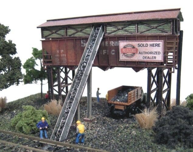 Gravel & Coal Company - Trackside Series -- Laser-Cut Wood Kit - 3-1/2 x 2-1/2′ 8.9 x 6.4c, N, The N Scale Architect 10030