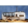 Goin` Home Series -- Junior`s Shiner (Old-Style Trailer Home) - 4-5/8 x 3` 11.7 x 7.6cm, HO, B.T.S. 27405