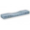 Hard-Foam Train Station Platform Straight Section with Pedestrian Ramp -- Fits Marklin C-Track - , HO, Noch Gmbh & Co 66014