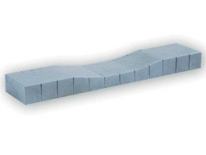 Hard-Foam Train Station Platform Straight Section with Pedestrian Ramp -- Fits Marklin C-Track - , HO, Noch Gmbh & Co 66014