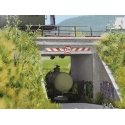 Underpass - Kit -- 10-7/16 x 3-3/8 x 2-3/4′ 26.5 x 8.5 x 7cm, HO, Busch Gmbh & Co Kg 1409