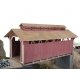 Willow Glen Covered Bridge -- Kit - 8-1/2 x 3-1/2 x 3-1/2′ 21.2 x 8.7 x 8.7cm (At Roof), HO, Walthers Cornerstone 3652