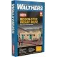 Mission-Style Freight House -- Kit - 9-1/2 x 6-1/2 x 2-1/2′ 24.1 x 16.5 x 6.3cm, HO, Walthers Cornerstone 2921