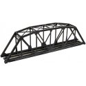 Through Truss Bridge Kit w/Code 55 Rail -- Black, N, Atlas Model Railroad Co. 2070