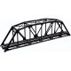 Through Truss Bridge Kit w/Code 80 Rail -- Black, N, Atlas Model Railroad Co. 2570