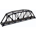 Through Truss Bridge Kit w/Code 80 Rail -- Black, N, Atlas Model Railroad Co. 2570
