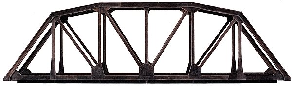 Through Truss Bridge Kit w/Code 80 Rail -- Silver, N, Atlas Model Railroad Co. 2571