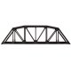 Through Truss Bridge Kit w/Code 55 Rail -- Silver, N, Atlas Model Railroad Co. 2071