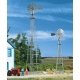 Van Dyke Farm Windmill -- Kit - 1-5/8 x 1-5/8 x 8-3/4′ 4.1 x 4.1 x 22.2cm pkg(2), HO, Walthers Cornerstone 3198