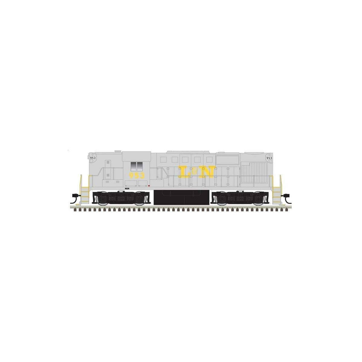 Alco RS11 - LokSound & DCC - Classic Gold -- Louisville & Nashville 953 (gray, yellow), HO, Atlas Model Railroad Co. 10004547