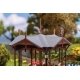 Music Pavilion Bandstand -- Kit - 3-5/16 x 3-5/16 x 2-7/8′ 8.4 x 8.4 x 7.3cm, HO, Faller Gmbh 130653