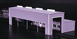 Atkinson Engine Facility -- Scale 40 x 80′ 12.2 x 24.4m, HO, Pikestuff 5007