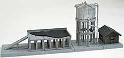 Locomotive Servicing Water Tower and Coal Bunker -- Kit, N, TomyTec Co LTD 292395