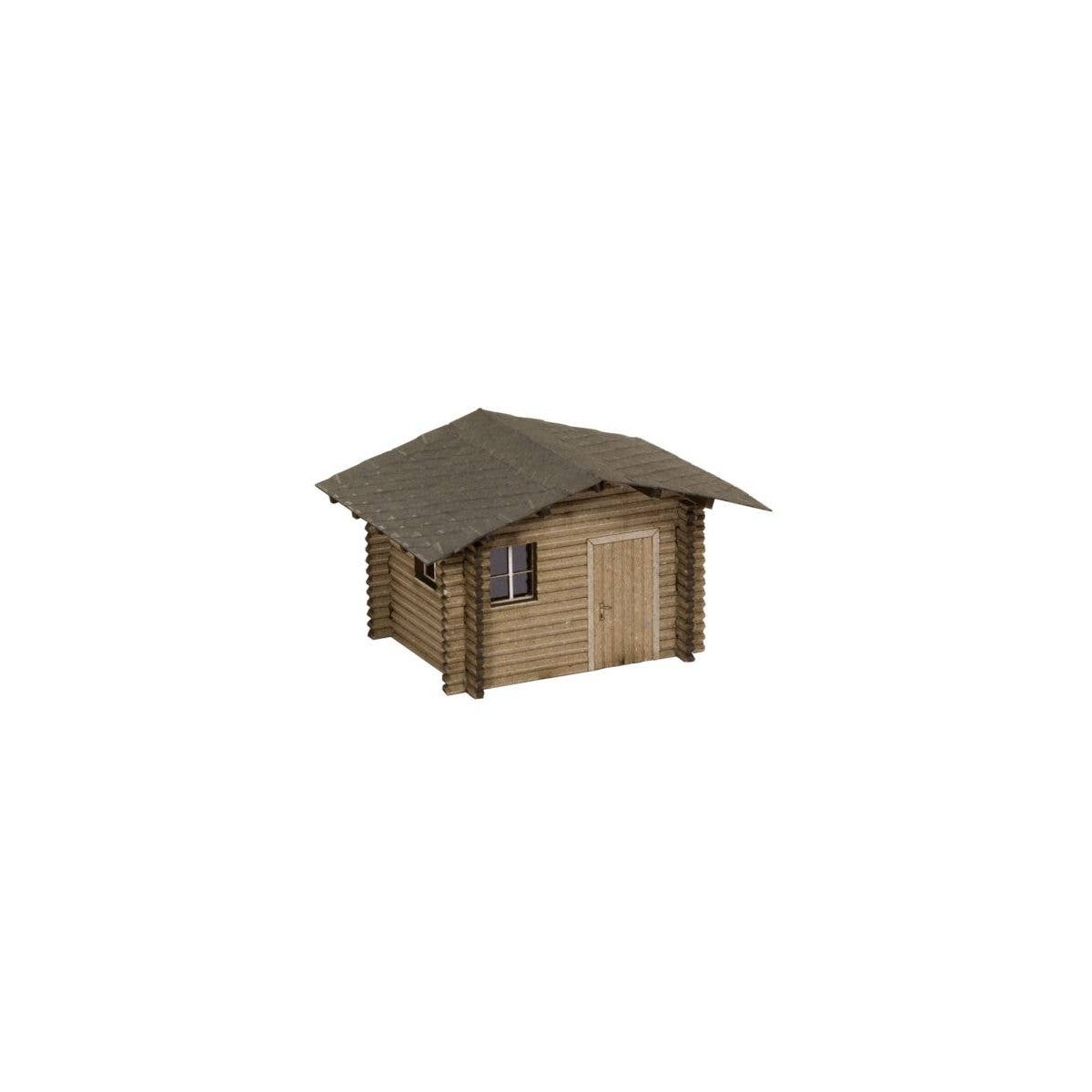 Laser-Cut Wood Kit -- Forest Lodge - 1-3/8 x 1-1/8 x 7/8′ 3.5 x 2.8 x 2.2cm, N, Noch Gmbh & Co 14634