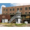 Elevated Crossing Tower pkg(2) -- Kit - 1-1/4 x 1-1/4 x 3′ 3.2 x 3.2 x 7.6cm, HO, Walthers Cornerstone 2945