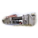 Art Deco Highway Underpass -- Kit - 8-3/8 x 6-5/8 x 1-7/8′ 21.2 x 16.8 x 4.7cm, N, Walthers Cornerstone 3800